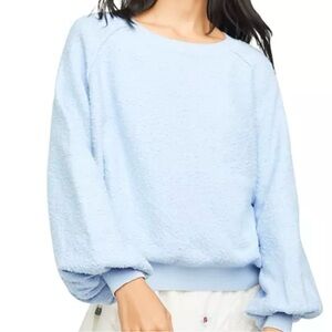 Free People Bubble Sleeve Sweater